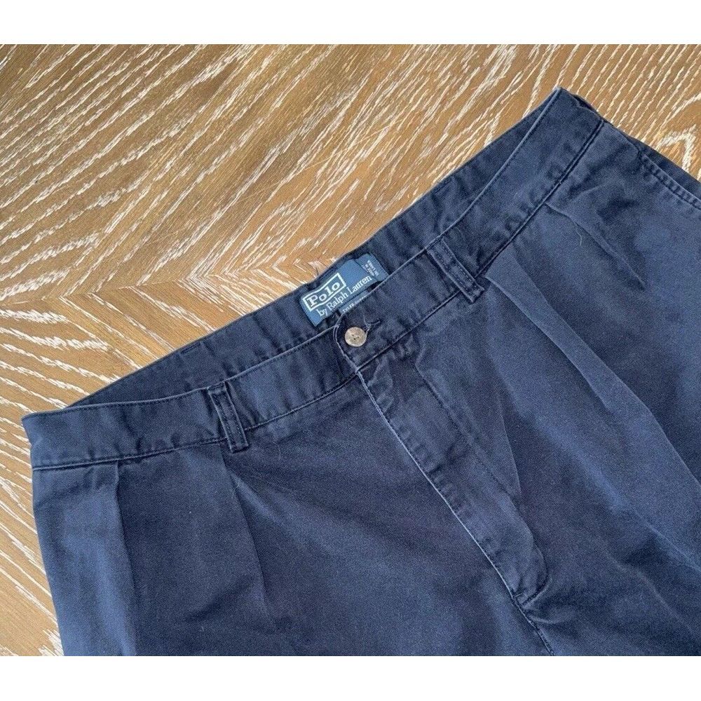 Polo Ralph Lauren 42 BLUE Shorts Men Chino Classic Fit Business Casual EXCELLENT